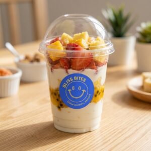 Yogurt con Fresa y Granola